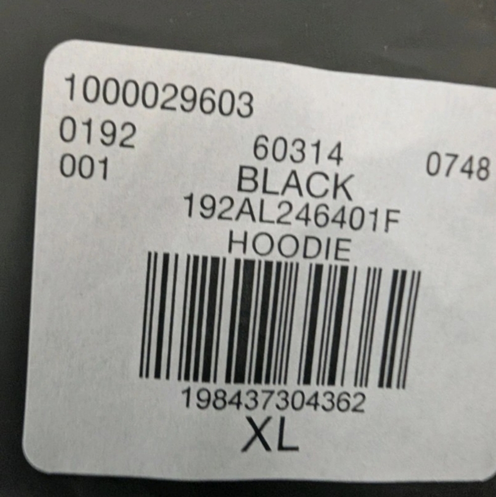Essentials Fear Of God NBA Hoodie BLK XL - Picture 3 of 9